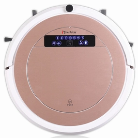 iTouchless Robot Vacuum Cleaner with Wet Mop. Rose Gold