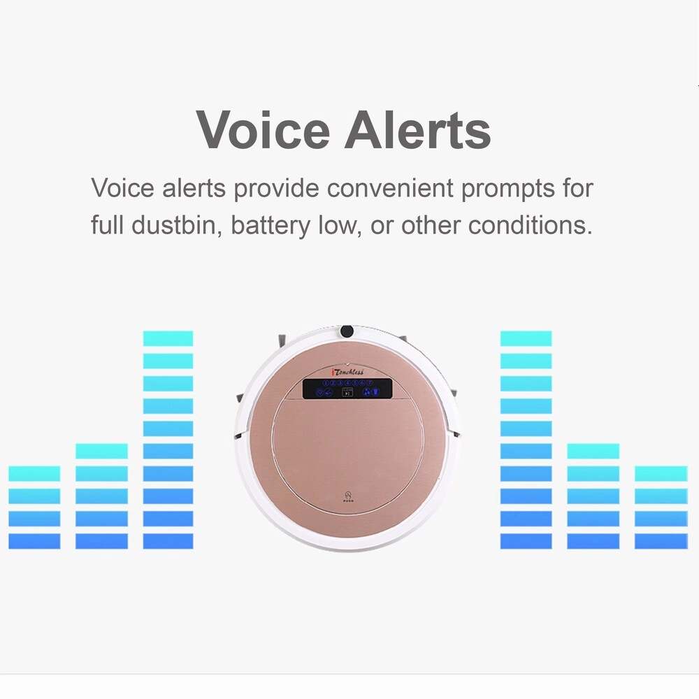 iTouchlessPink Robot Vacuum Cleaner