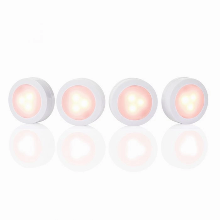 JML Mood Magic Beat Sound-responsive Remote-controlled Wireless LED Lights - Pack of 4 | A001884