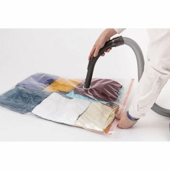 JML Vac Pack Vacuum Seal Storage Bags - Clear (Pack of 2) | A001080