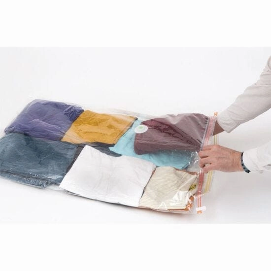 JML Vac Pack Vacuum Seal Storage Bags - Clear (Pack of 2) | A001080