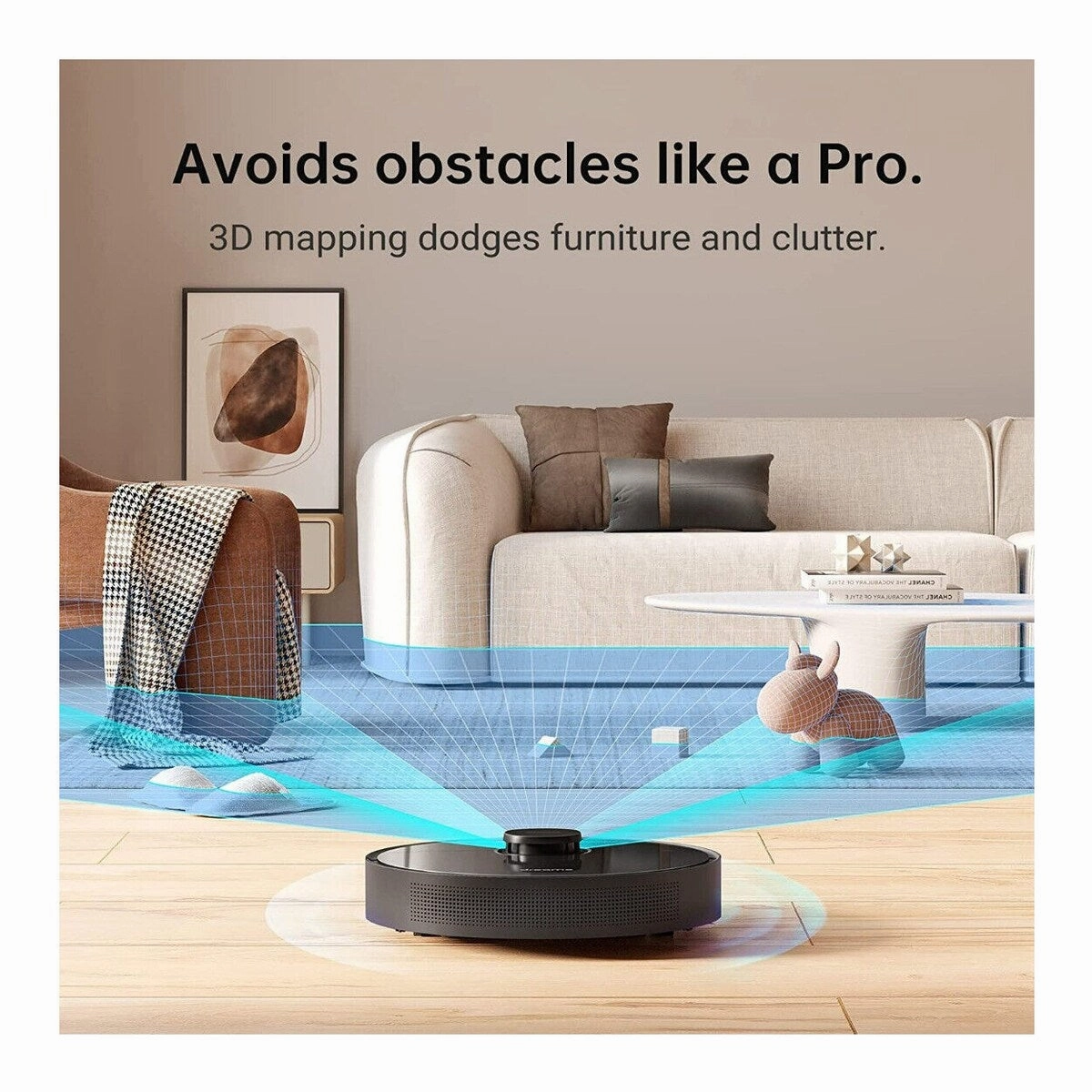 L10 Pro Robot Vacuum and Mop 150 Min Runtime in Black