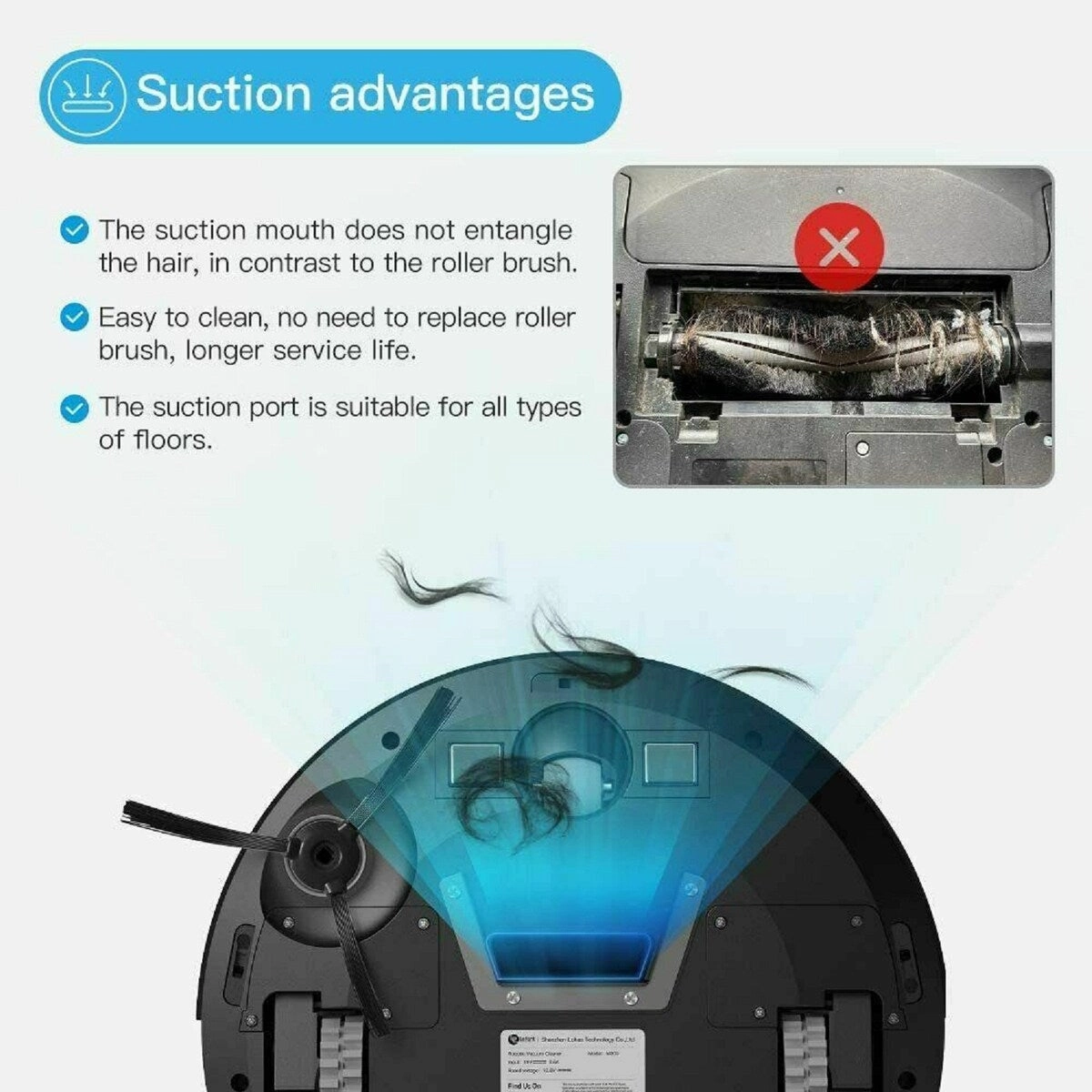 Lefant Auto Recharging Robotic Vacuums Cleaner Equipped WiFi M201