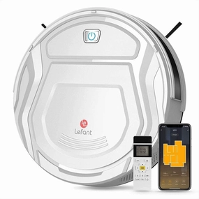 Lefant Auto Robotic Vacuums Cleaner Equipped WiFi Alexa Google M210