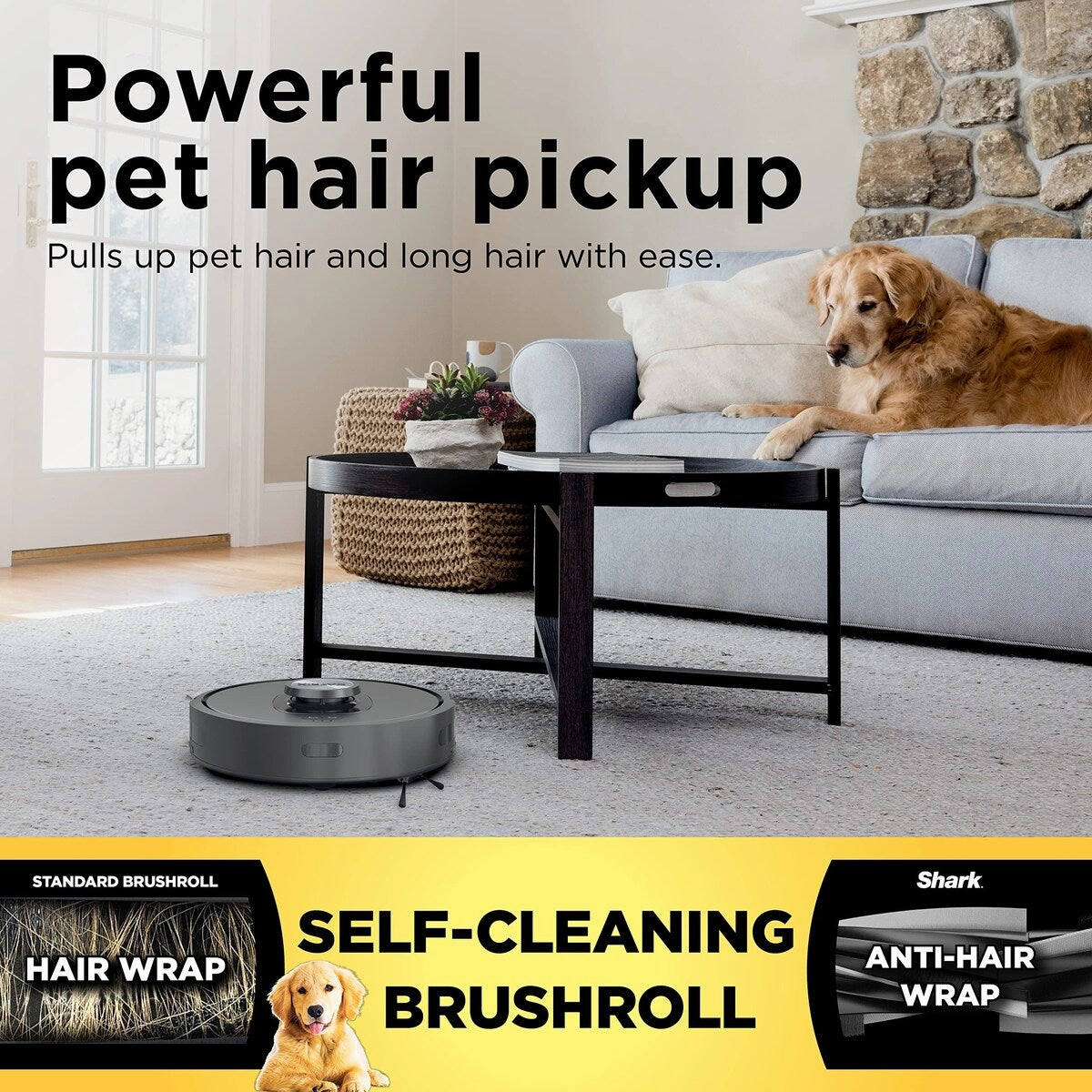 Matrix Self-Emptying Robot Vacuum with Bagless. 45-Day Capacity Self-Cleaning Brushroll No Spots Missed on Carpets & Hard Floors