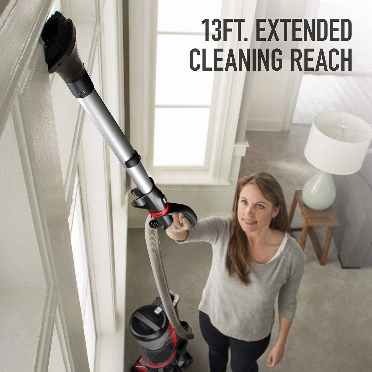 MAXLife Pro Pet Swivel Bagless Upright Vacuum Cleaner. HEPA Media Filtration. For Carpet and Hard Floor. Black