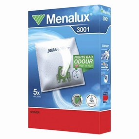Menalux Vacuum Cleaner Bags Pack of 5 - White | 3001M