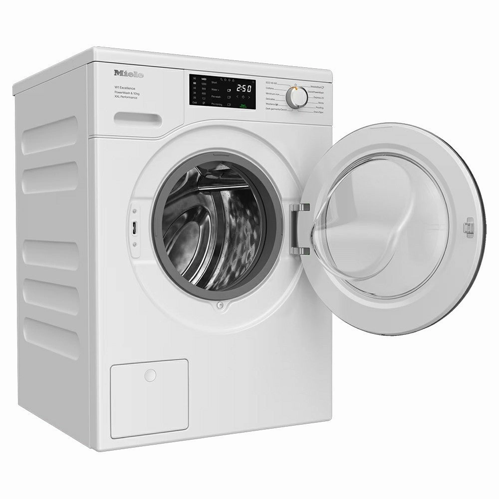 Miele 10KG Front Loader Freestanding Washing Machine - Lotus White | WEK365