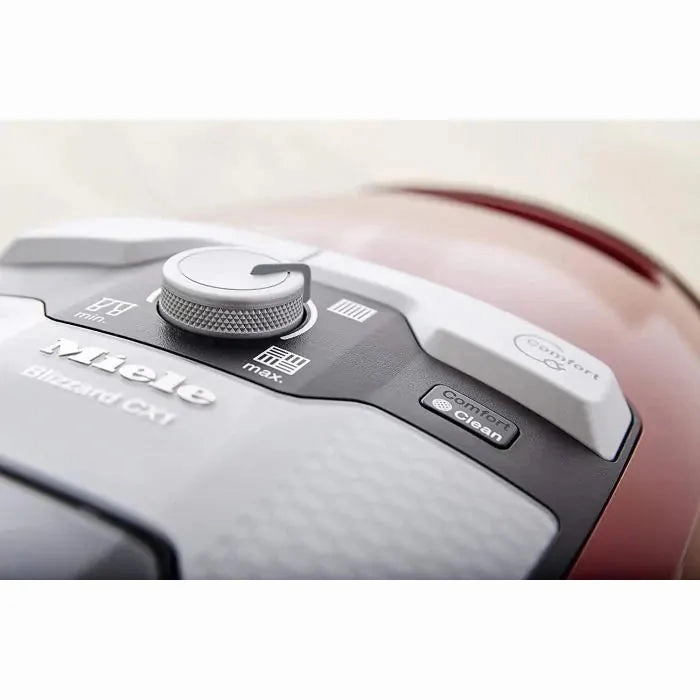 Miele Blizzard CX1 Cat and Dog Powerline Bagless Cylinder Vacuum Cleaner - Autumn Red | CX1BLIZZCATD