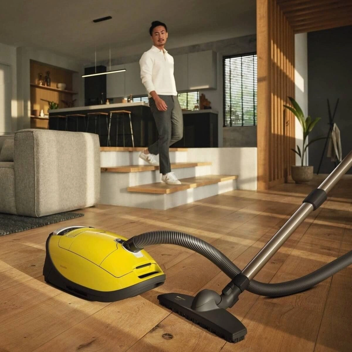 Miele Complete C3 Calima. Curry Yellow - Canister Vacuum