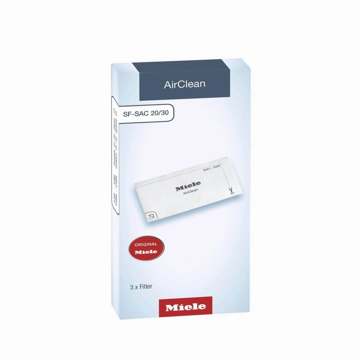 Miele SF SAC 20/30 Super AirClean Filter (3pk)