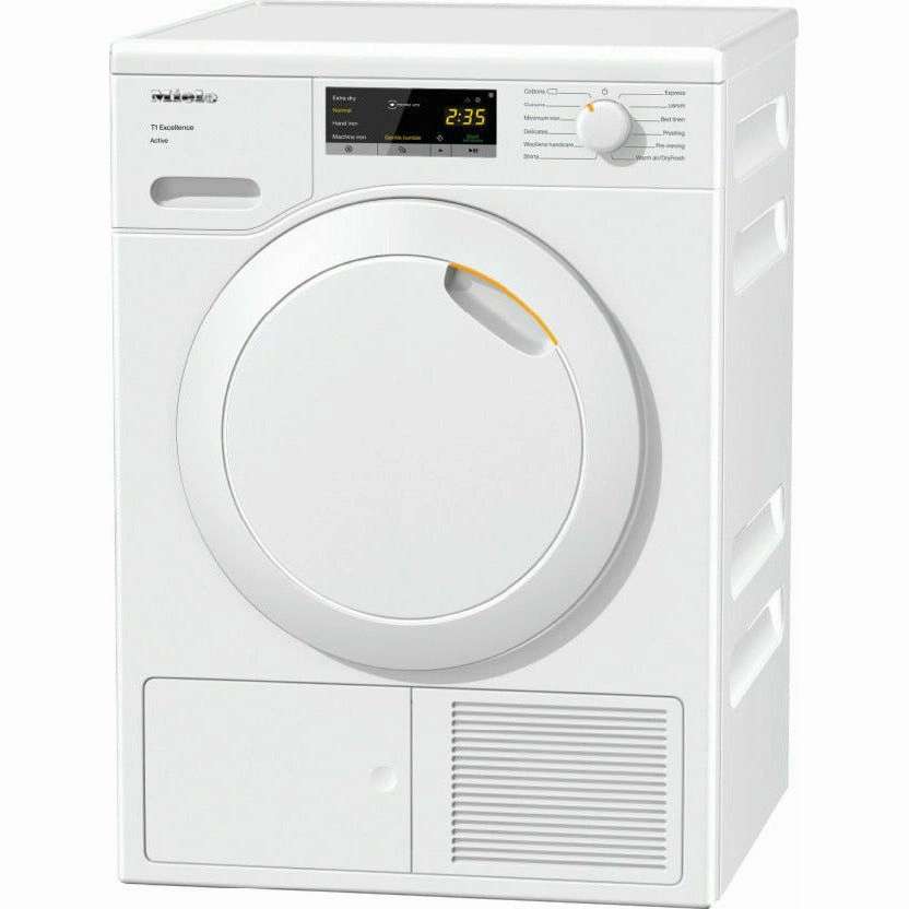 Miele T1 7KG Freestanding Heat Pump Tumble Dryer - Lotus White | TEA 225 WP