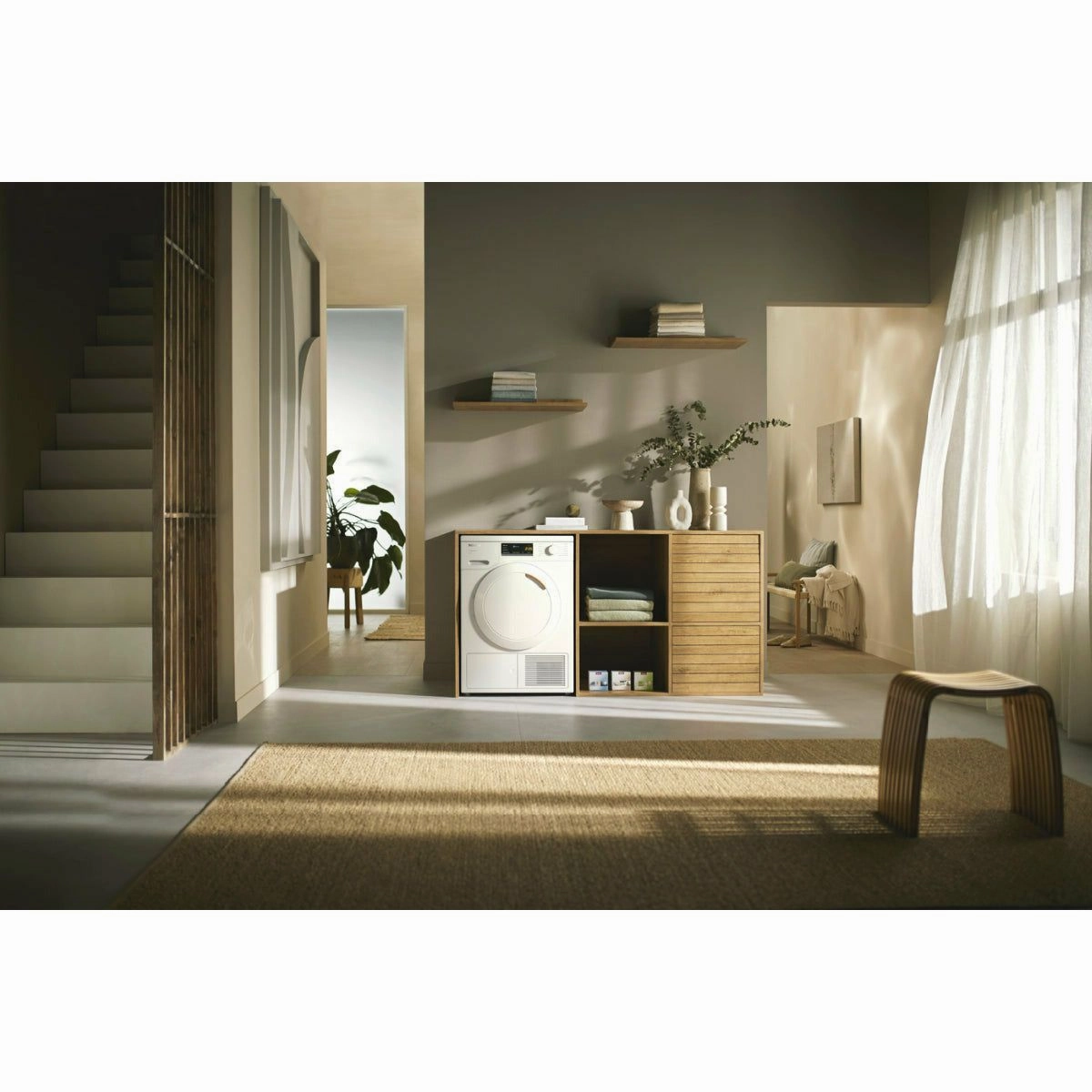 Miele T1 7KG Freestanding Heat Pump Tumble Dryer - Lotus White | TEA 225 WP