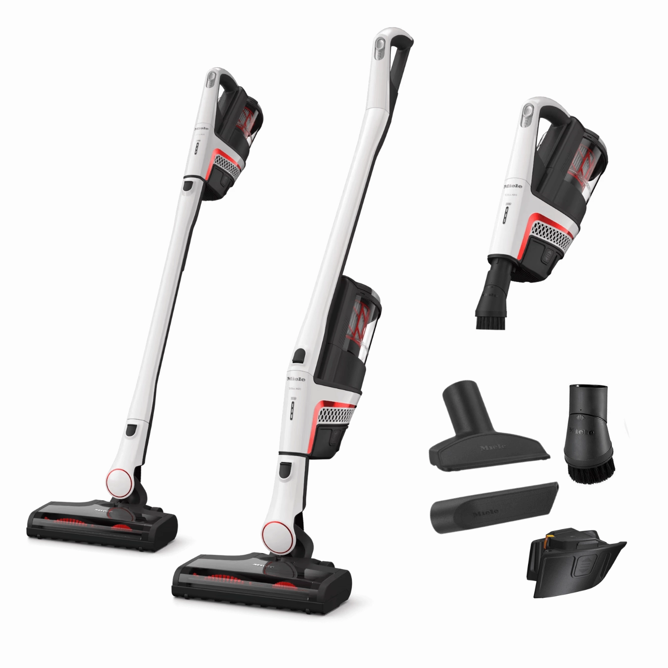 Miele TriFlex HX1 Facelift. Lotus White - Stick. Cordless Vacuum