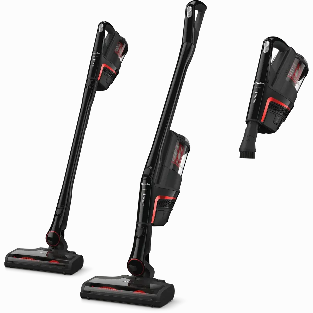 Miele TriFlex HX1 Facelift. Obsidian Black - Stick. Cordless Vacuum