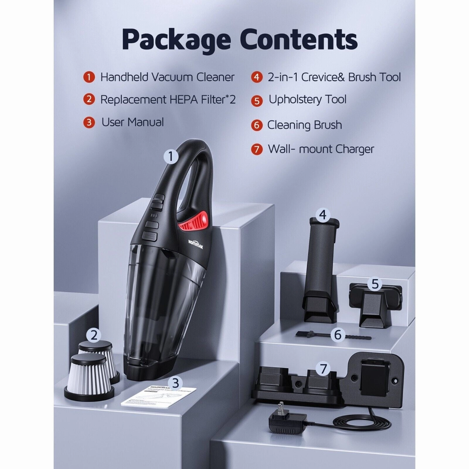 Mini Portable Handheld Car Vacuum Cleaner