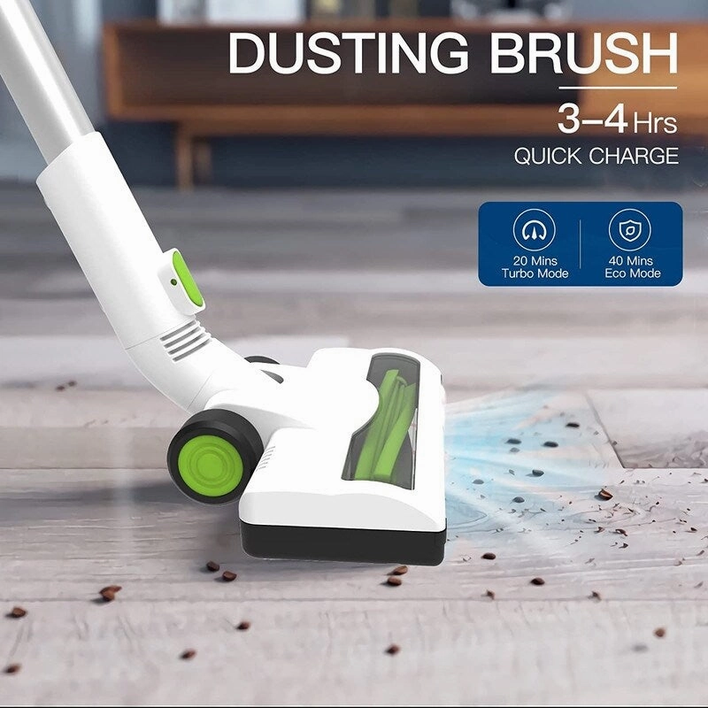 Mitcent Cordless Vacuum Cleaner. Cordless Stick Vacuum Cleaner with 2200mAh Rechargeable Lithium Batteries
