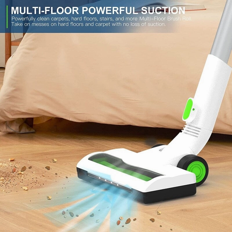 Mitcent Cordless Vacuum Cleaner. Cordless Stick Vacuum Cleaner with 2200mAh Rechargeable Lithium Batteries