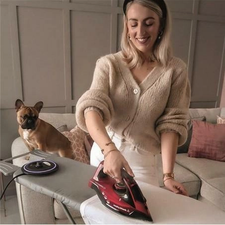 Morphy Richards 2400W Easycharge Cordless Steam Iron - Red & Black | 303250