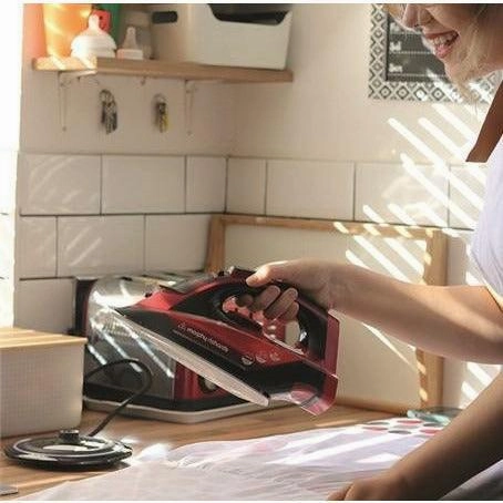 Morphy Richards 2400W Easycharge Cordless Steam Iron - Red & Black | 303250