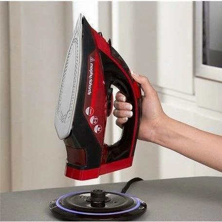 Morphy Richards 2400W Easycharge Cordless Steam Iron - Red & Black | 303250