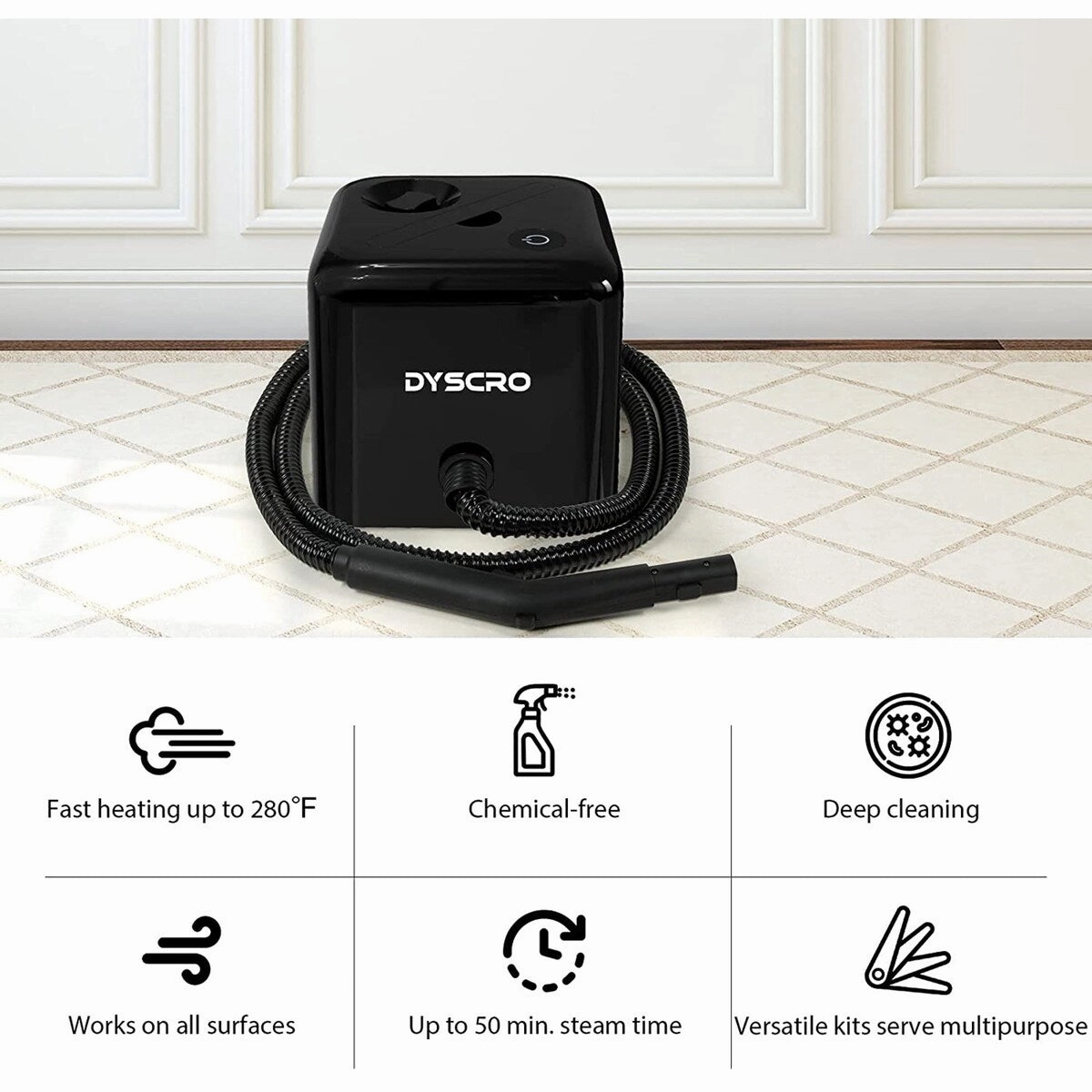 Multi-Purpose Steam Cleaner with 18-Piece Accessory Kit