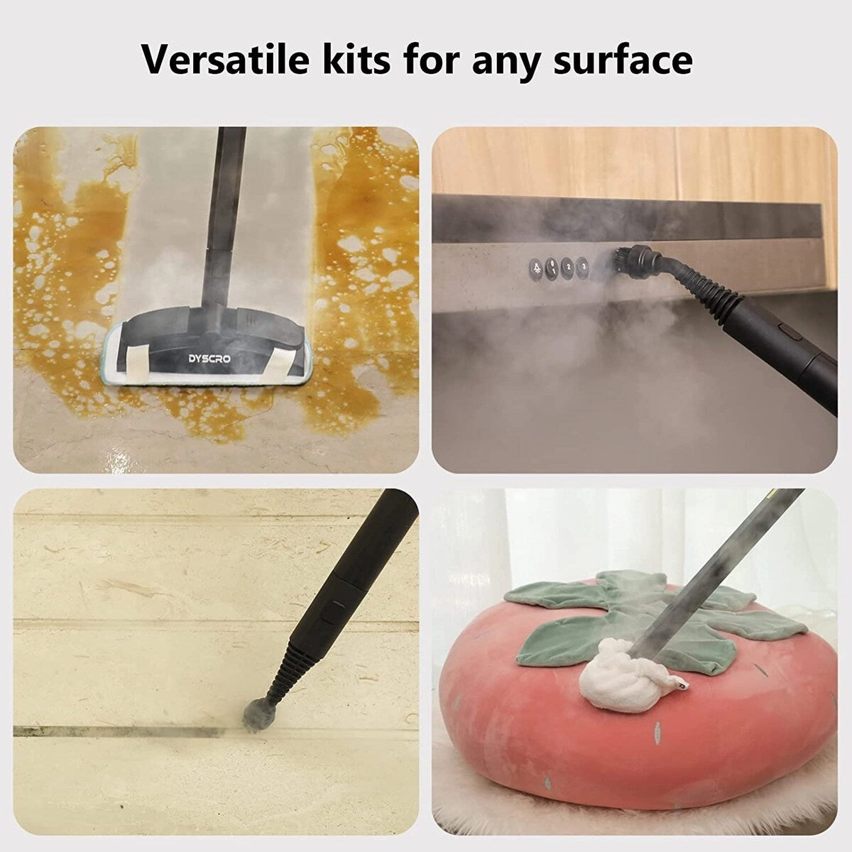 Multi-Purpose Steam Cleaner with 18-Piece Accessory Kit