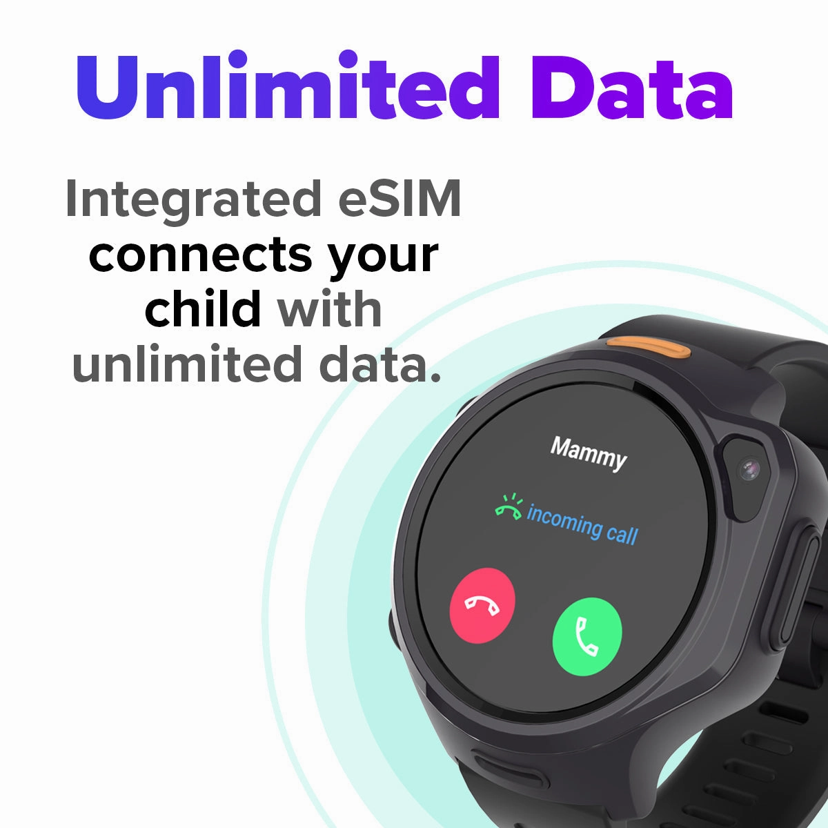 MyFirst Fone R2 4G eSIM Kids Smart Watch - Acai Purple | 256-KW1306SA-AP01