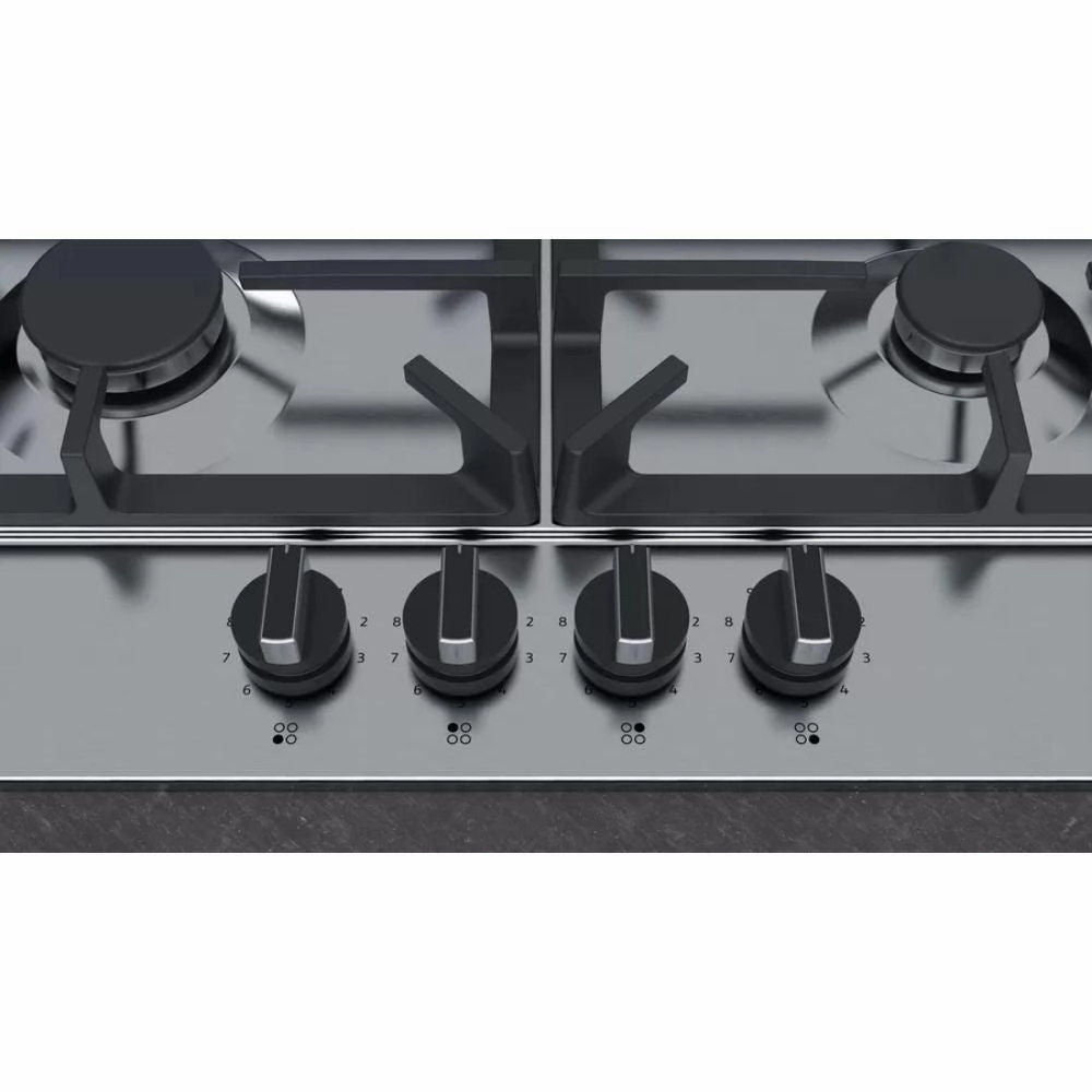Neff N70 60cm 4 Burner Gas Hob - Stainless Steel | T26DS49N0