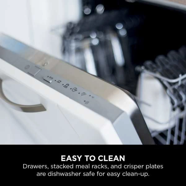 Ninja 7.6L Double Stack 2 Drawer Air Fryer - Black | SL300UK