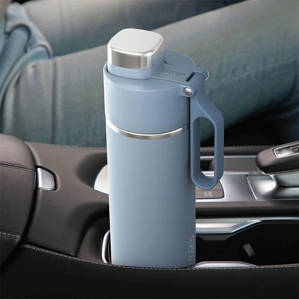 Ninja Thirsti 530ML Travel Water Bottle - Blue | DW1801EUUKBL