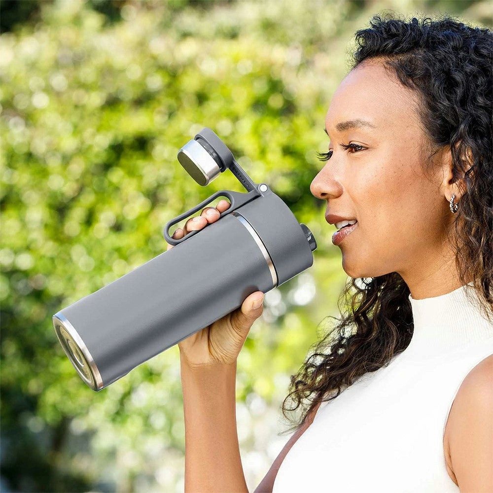 Ninja Thirsti 700ML Travel Water Bottle - Grey | DW2401EUUKGY