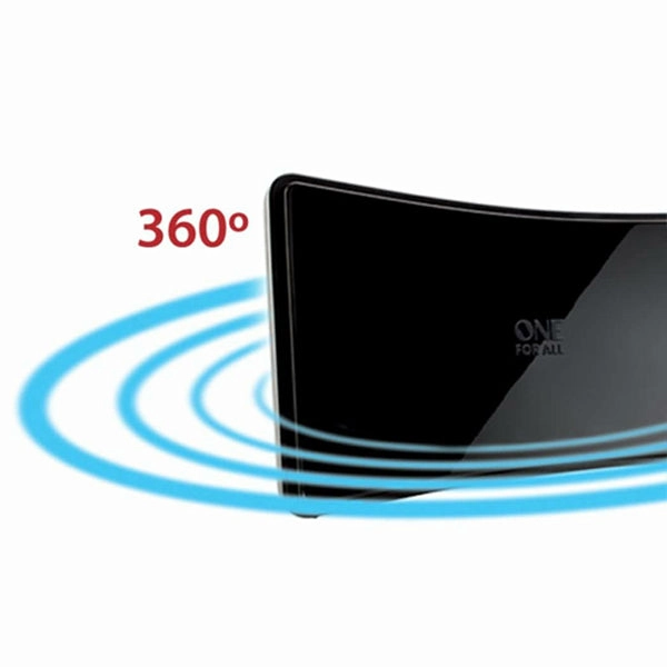 One For All 5G Amplified Indoor TV Antenna - Black | SV9420-5G