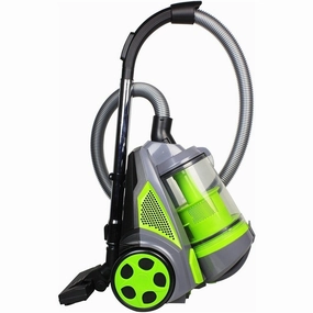 Ovente Bagless Canister Vacuum with HEPA Filtration System. Green (ST2620G)