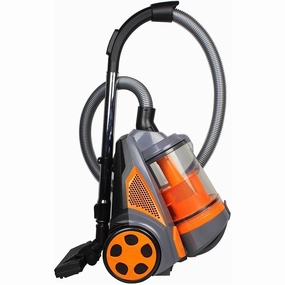 Ovente Bagless Canister Vacuum with HEPA Filtration System. Orange (ST2620O)