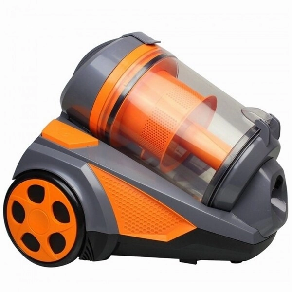 Ovente Bagless Canister Vacuum with HEPA Filtration System. Orange (ST2620O)