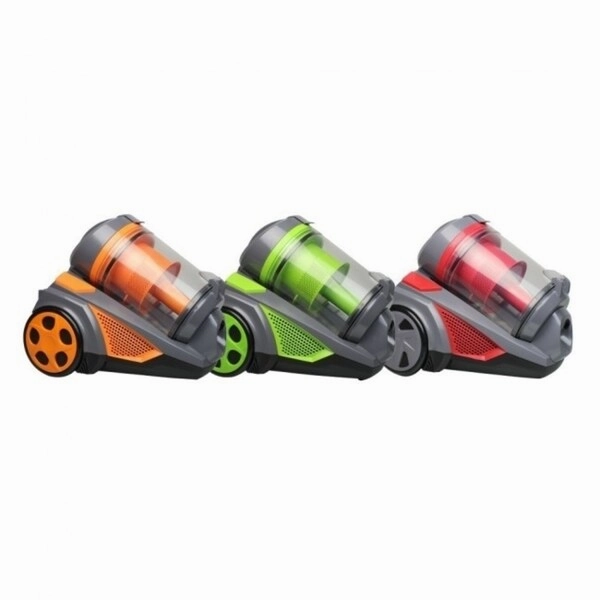 Ovente Bagless Canister Vacuum with HEPA Filtration System. Orange (ST2620O)