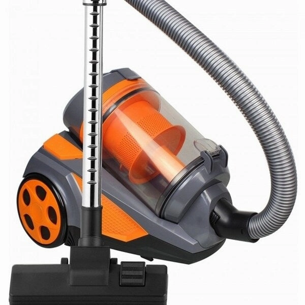 Ovente Bagless Canister Vacuum with HEPA Filtration System. Orange (ST2620O)