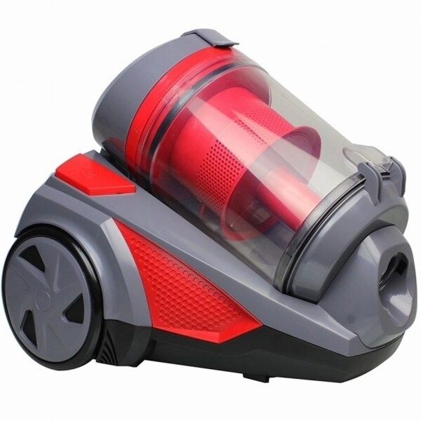 Ovente Bagless Canister Vacuum with HEPA Filtration System. Red (ST2620R)