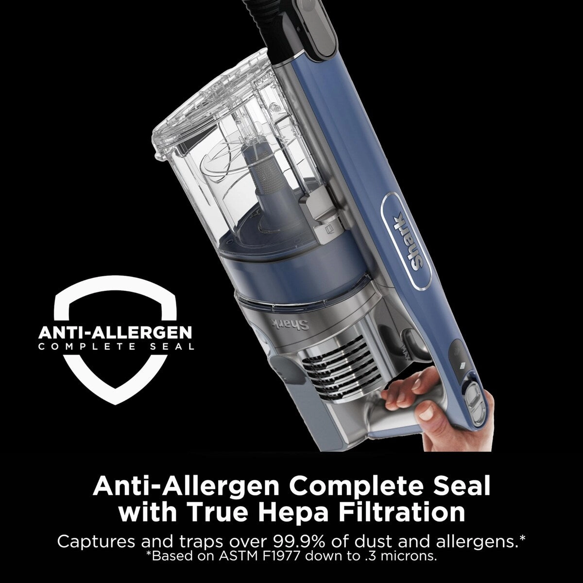 Pet Plus Anti-Allergen Cordless Stick Vacuum. Lightweight with Self-Cleaning Brushroll. PowerFins. Removable Handheld