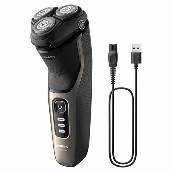 Philips 3000 Series Wet & Dry Electric Shaver - Ash Gold | S3242/12