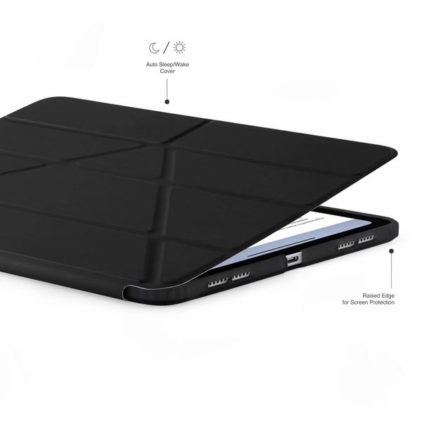 Pipetto Origami No1 Original Case for iPad Air 11 / 10.9 - Black | P052-49-AD