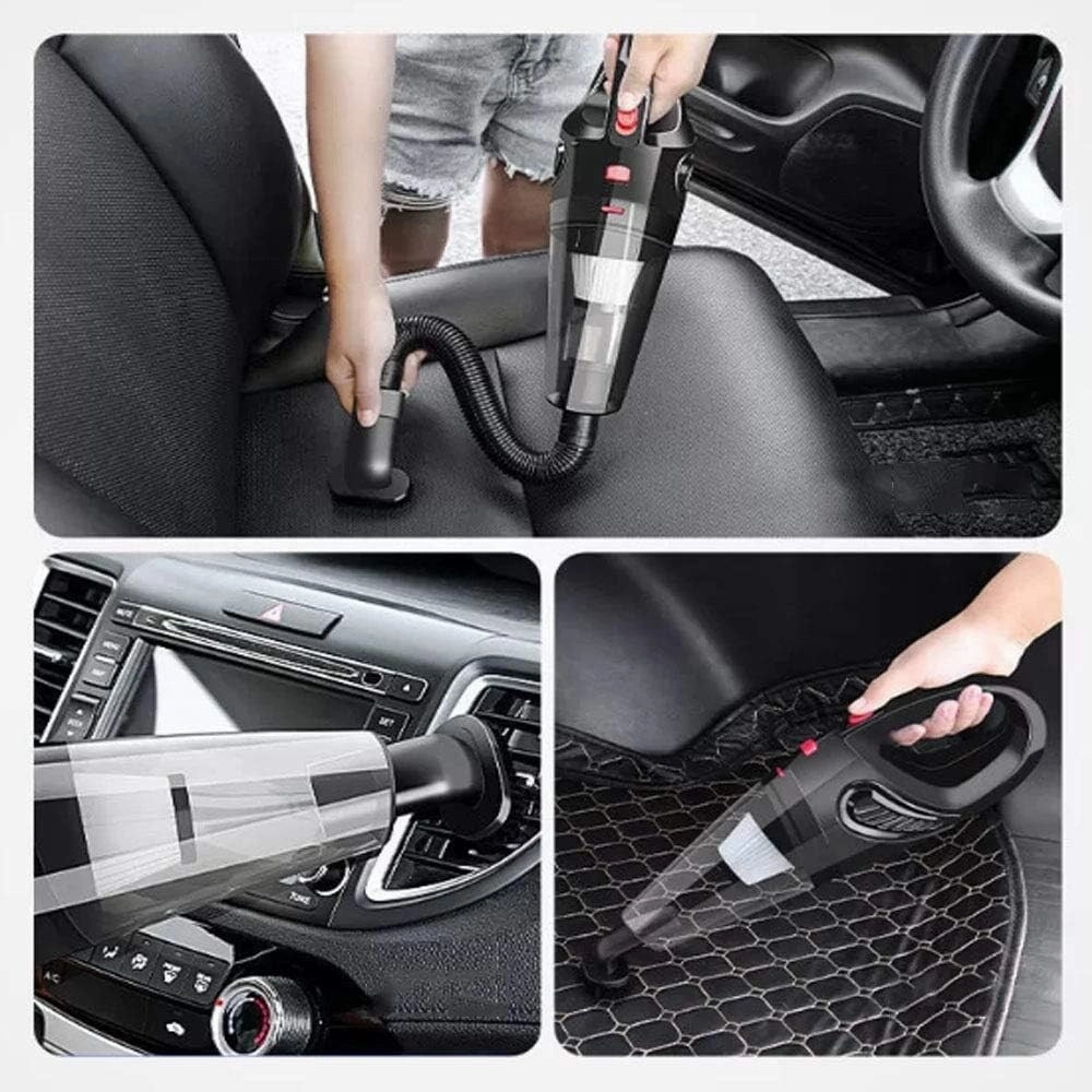 Portable 120W Cordless Car Vacuum Wet and Dry Strong Suction