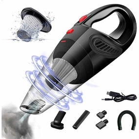 Portable 120W Cordless Car Vacuum Wet and Dry Strong Suction
