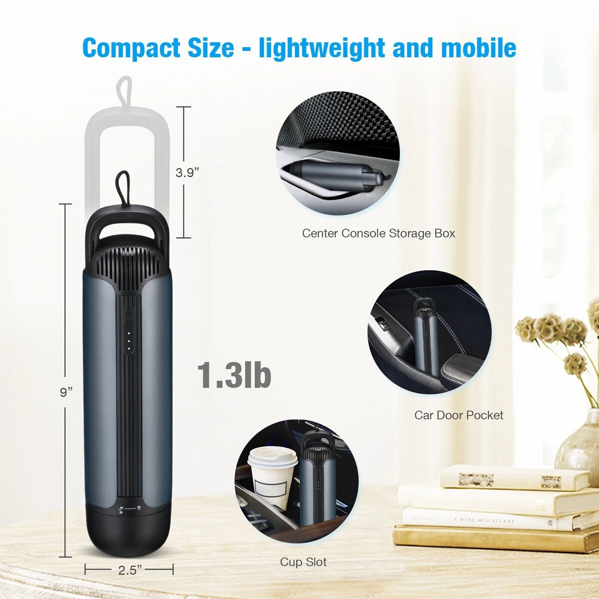 Portable Handheld Duster for Home and Office Vacuum