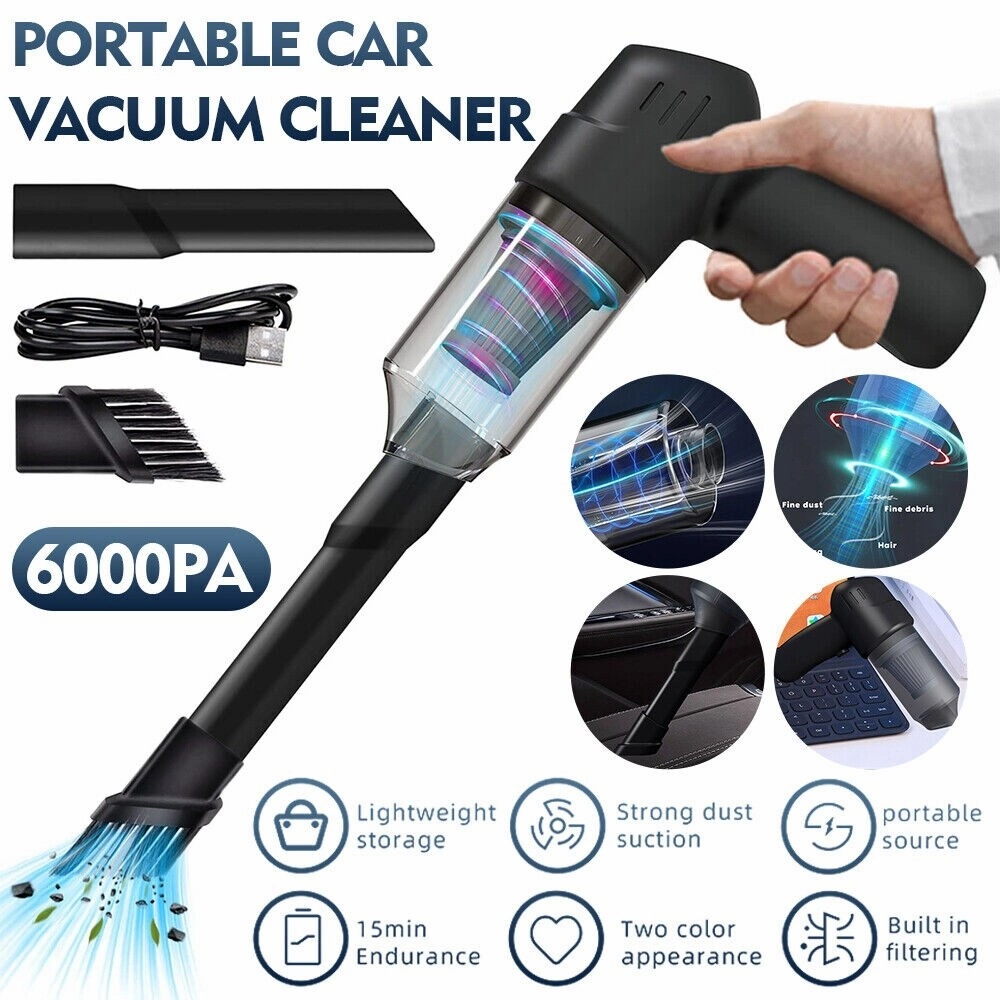 Portable Wireless Rechargeable Handheld Vacuum