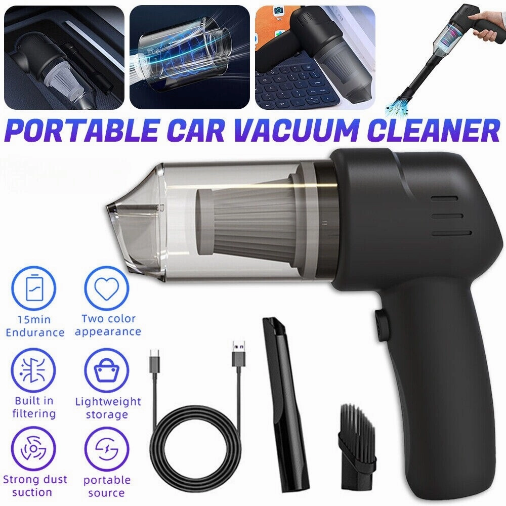 Portable Wireless Rechargeable Handheld Vacuum