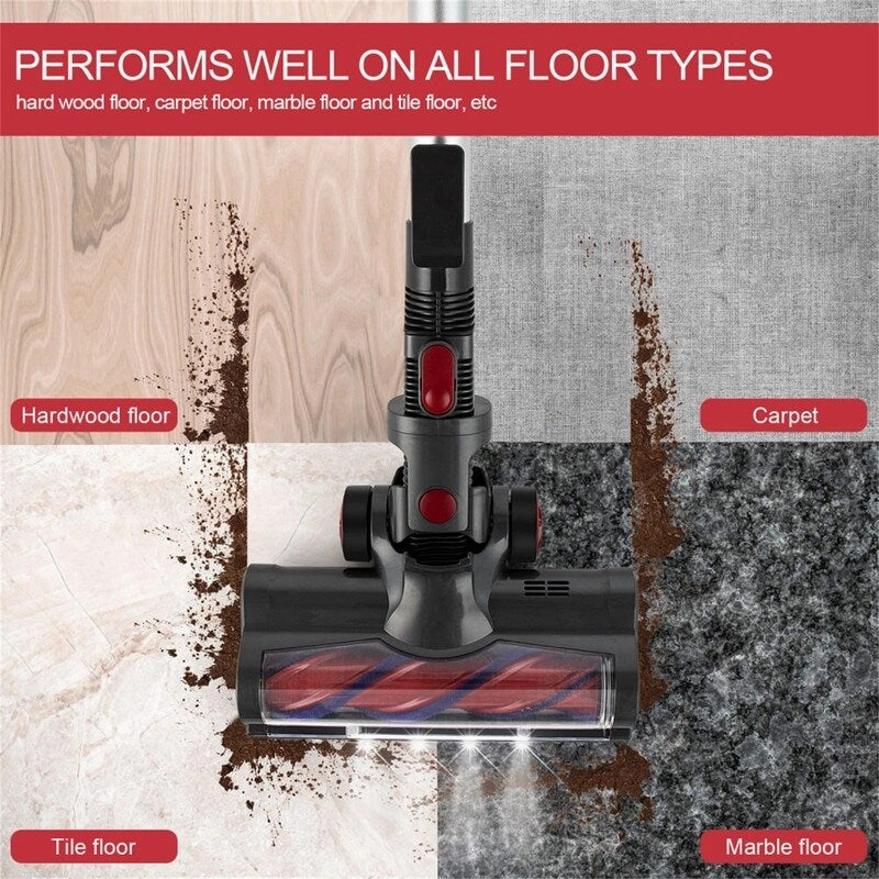 Powerful Supersuction straight tube stick vacuum cleaner with extra HEPA