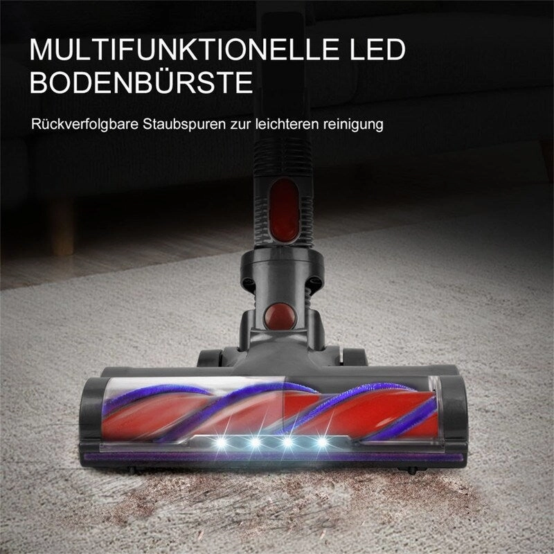 Powerful Supersuction straight tube stick vacuum cleaner with extra HEPA
