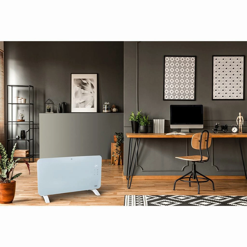 Princess 1500W Smart Glass Panel Heater - White | 01.348151.02.001
